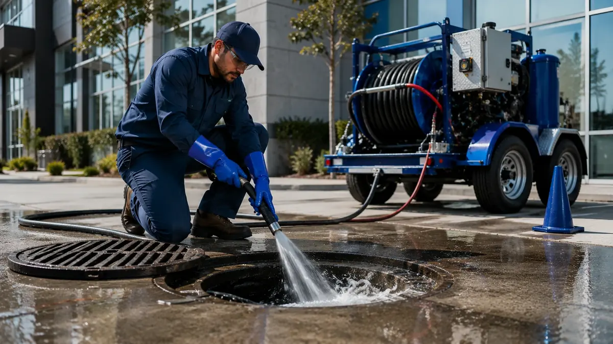 Commercial Hydro Jet Drain Cleaning in Martinez
