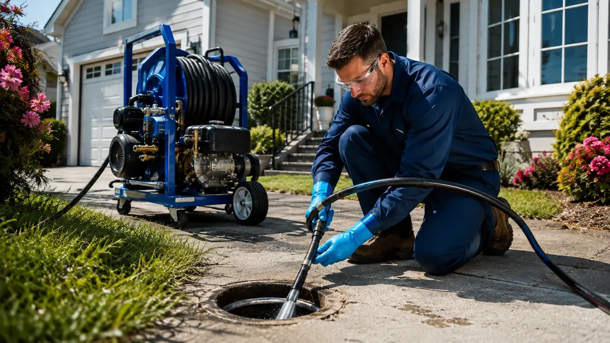 Residential Hydro Jet Drain Cleaning in Martinez