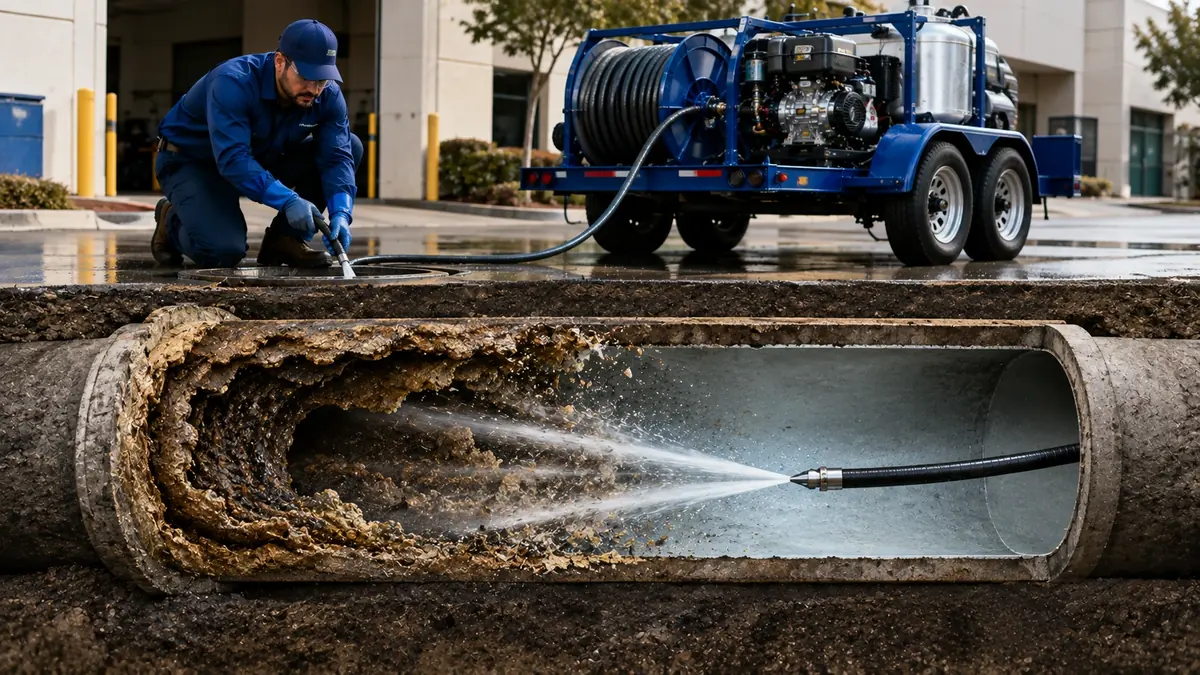Sewer Pipe Descaling in Martinez
